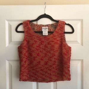 Vintage CHANEL Tweed Top